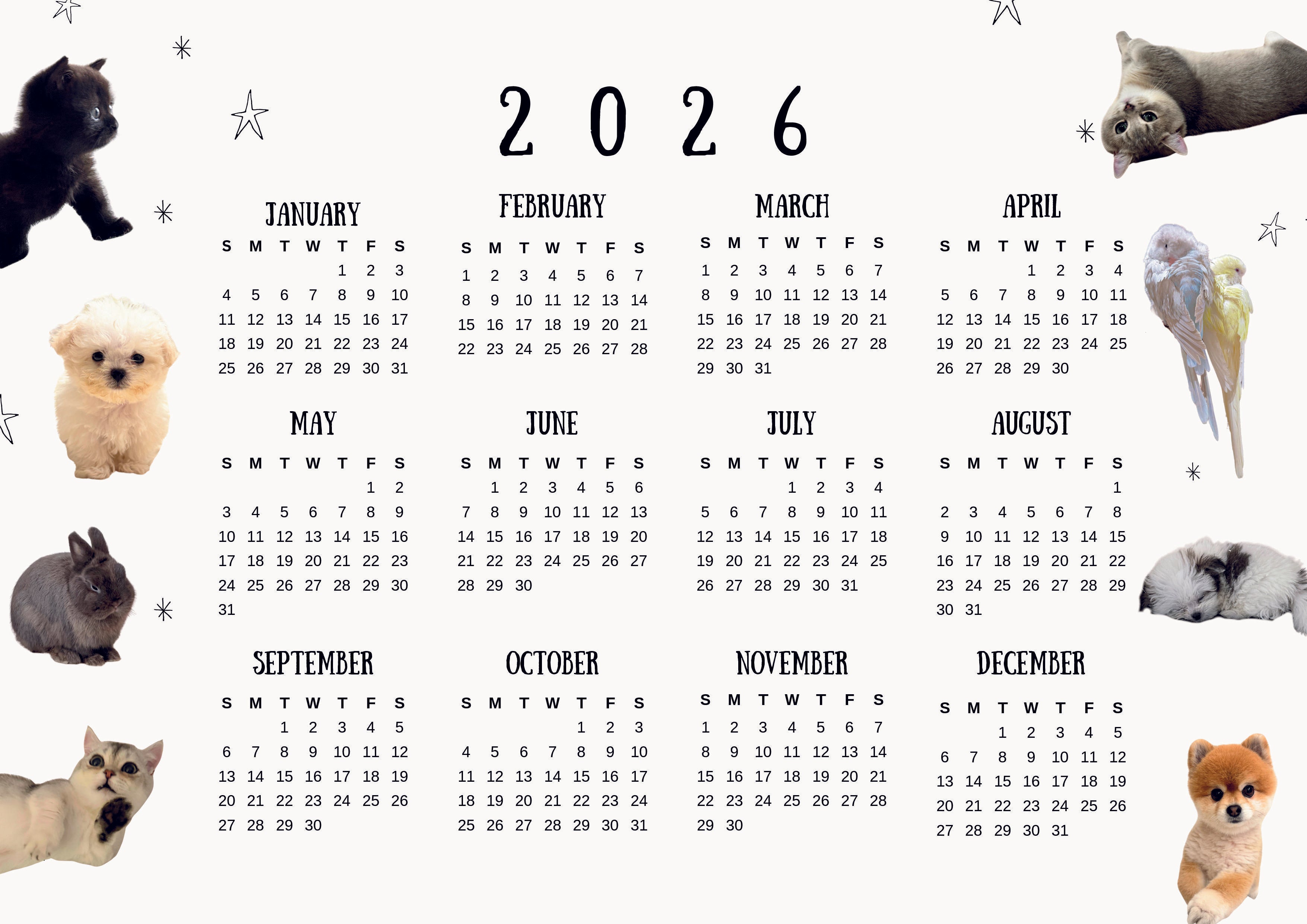 2026 Calendar